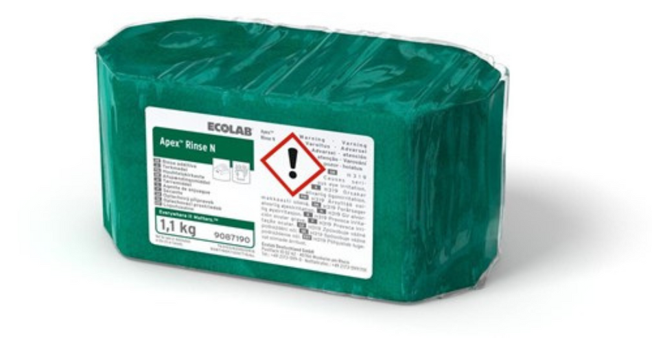 ecolab apex rinse n naglansmiddel