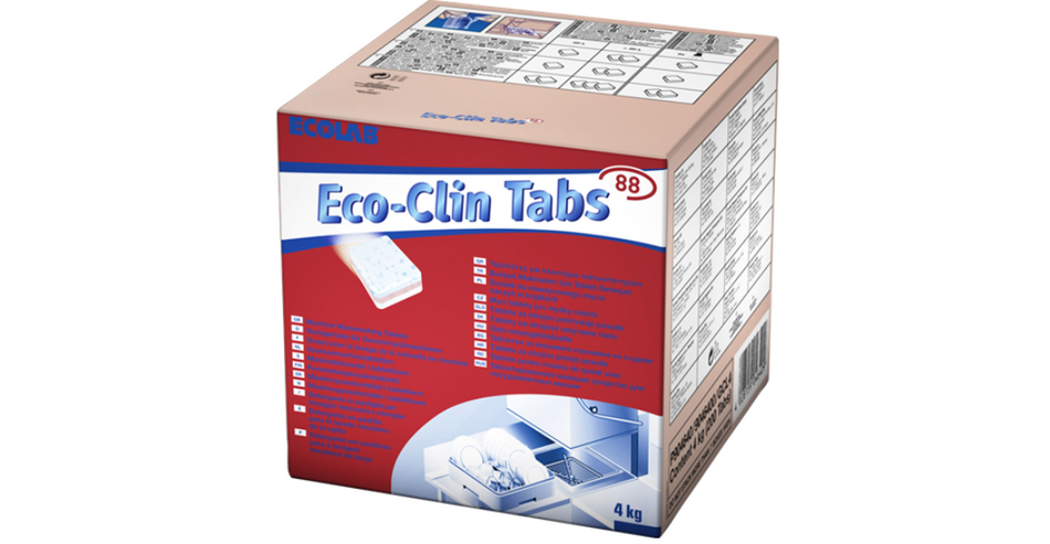 ecolab eco-clin tabs 88 vaatwastabletten