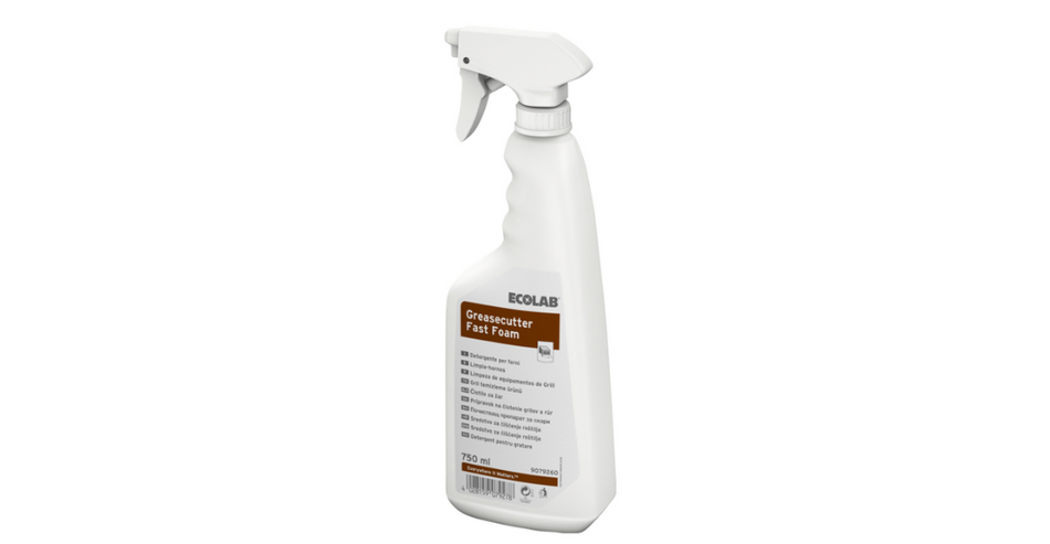 ecolab greasecutter fast foam grillreiniger 4x750ml