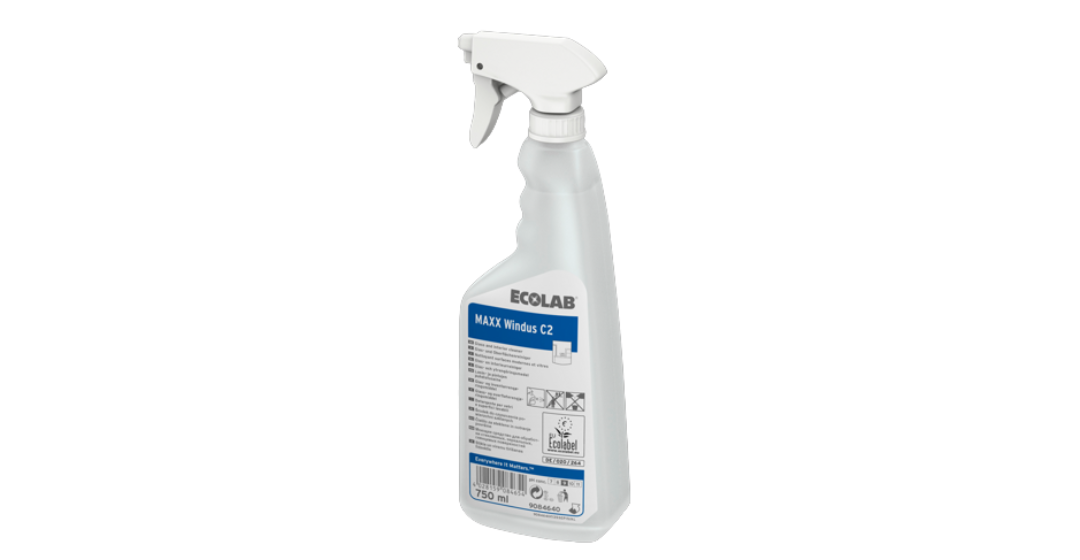 ecolab maxx windus c2 glas en interieurreiniger