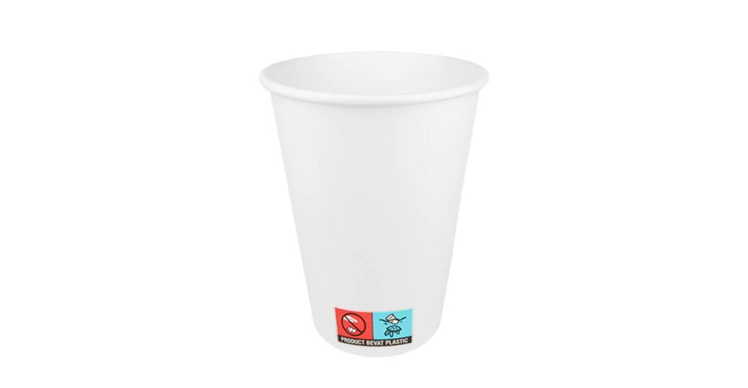 koffiebeker karton wit 360 ml 12oz