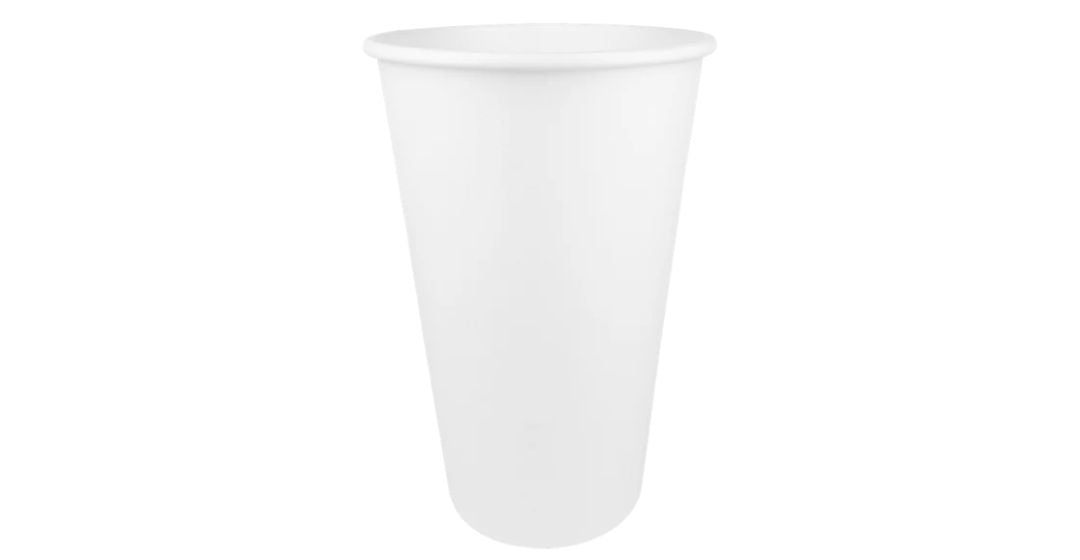 kartonnen koffiebekers 450 ml wit