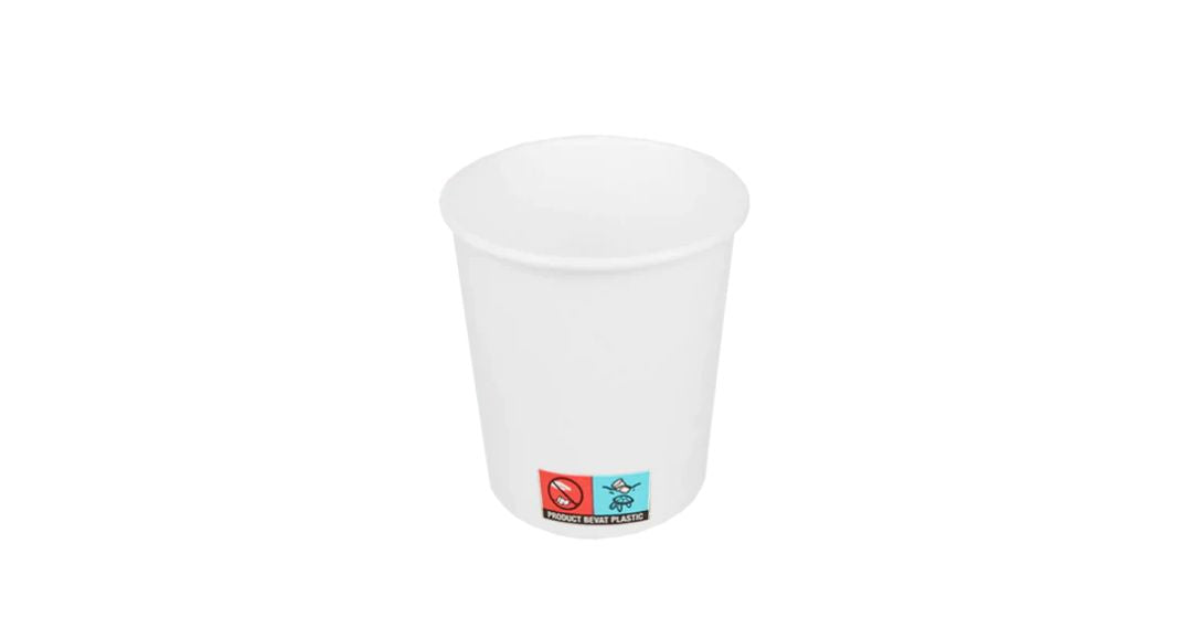 koffiebeker wit 177ml
