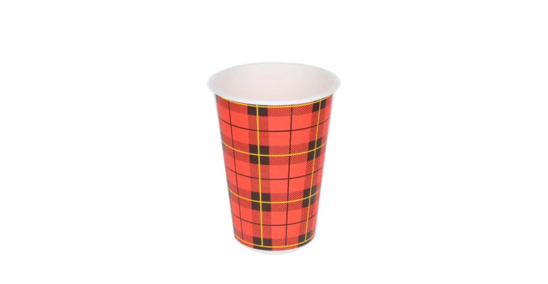 beker schotse ruit 180ml